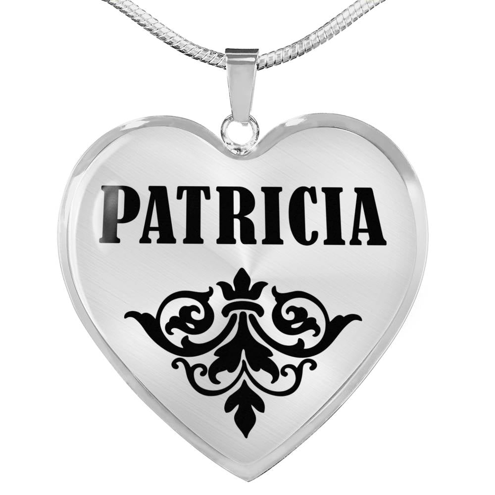 Patricia v01 - Heart Pendant Luxury Necklace