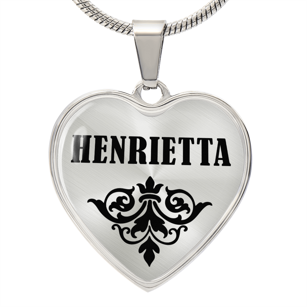 Henrietta  v01 - Heart Pendant Luxury Necklace