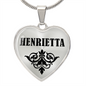 Henrietta  v01 - Heart Pendant Luxury Necklace