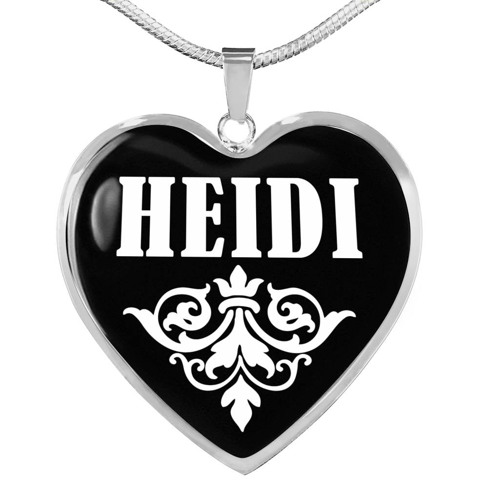Heidi v02 - Heart Pendant Luxury Necklace