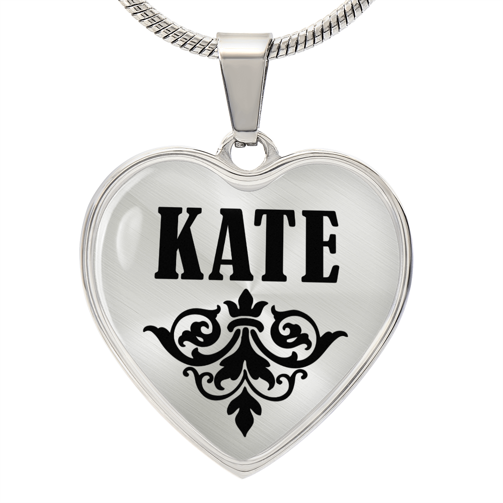 Kate  v01 - Heart Pendant Luxury Necklace