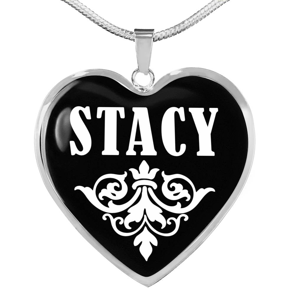 Stacy v02 - Heart Pendant Luxury Necklace