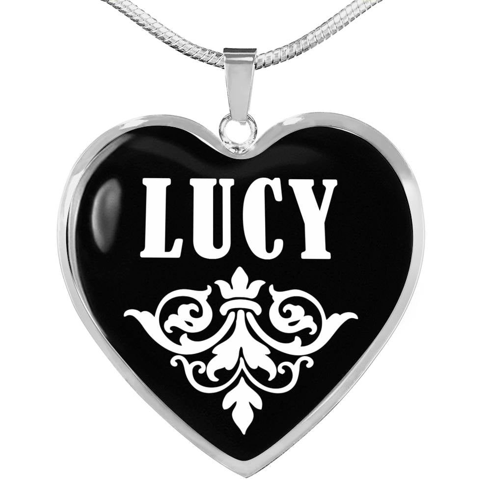 Lucy v02 - Heart Pendant Luxury Necklace