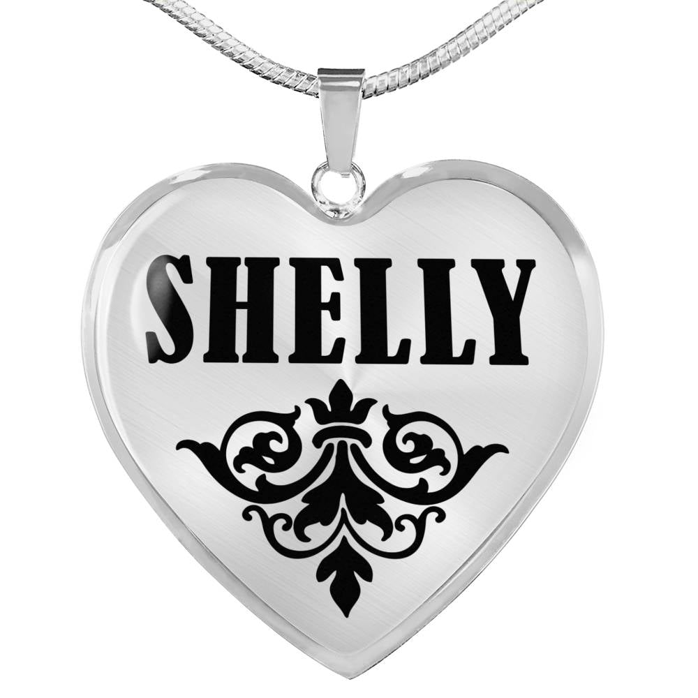 Shelly v01 - Heart Pendant Luxury Necklace