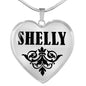 Shelly v01 - Heart Pendant Luxury Necklace