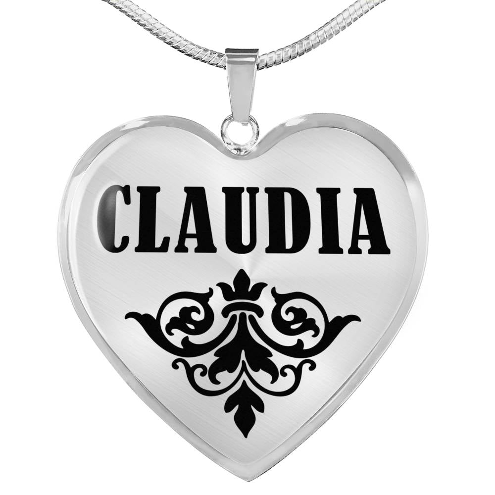 Claudia v01 - Heart Pendant Luxury Necklace