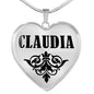 Claudia v01 - Heart Pendant Luxury Necklace