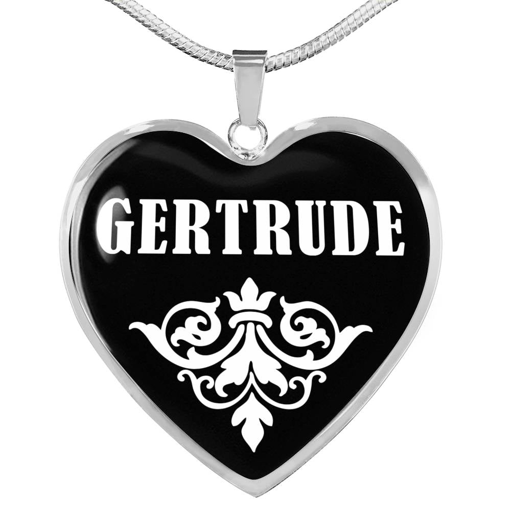 Gertrude v02 - Heart Pendant Luxury Necklace