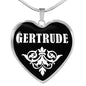 Gertrude v02 - Heart Pendant Luxury Necklace