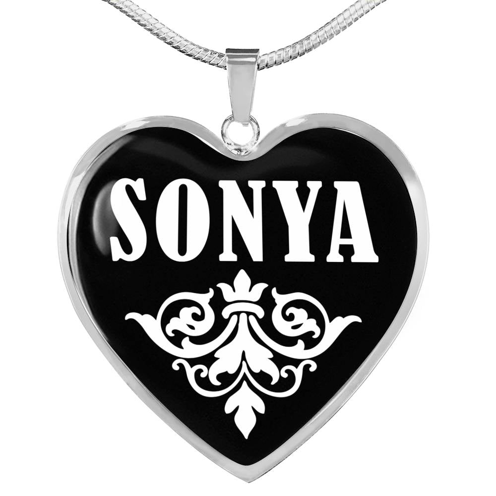 Sonya v02 - Heart Pendant Luxury Necklace