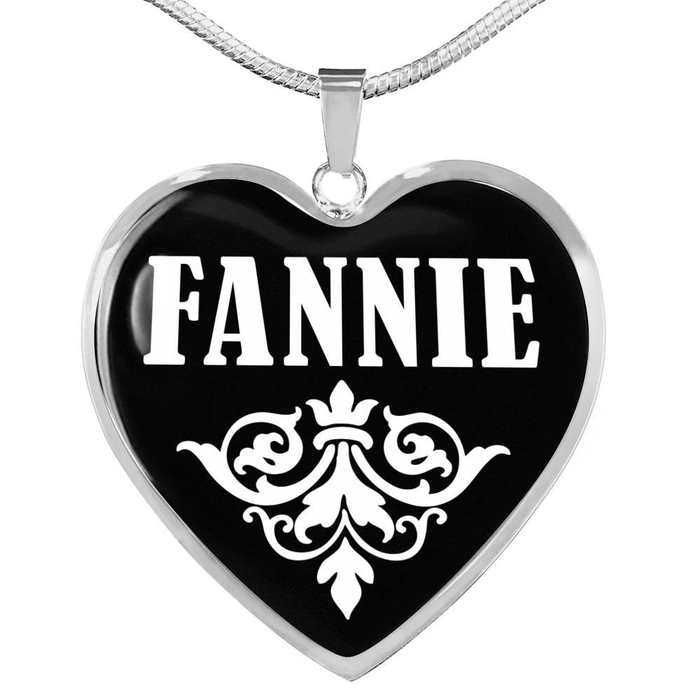 Fannie v02 - Heart Pendant Luxury Necklace
