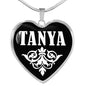 Tanya v02 - Heart Pendant Luxury Necklace