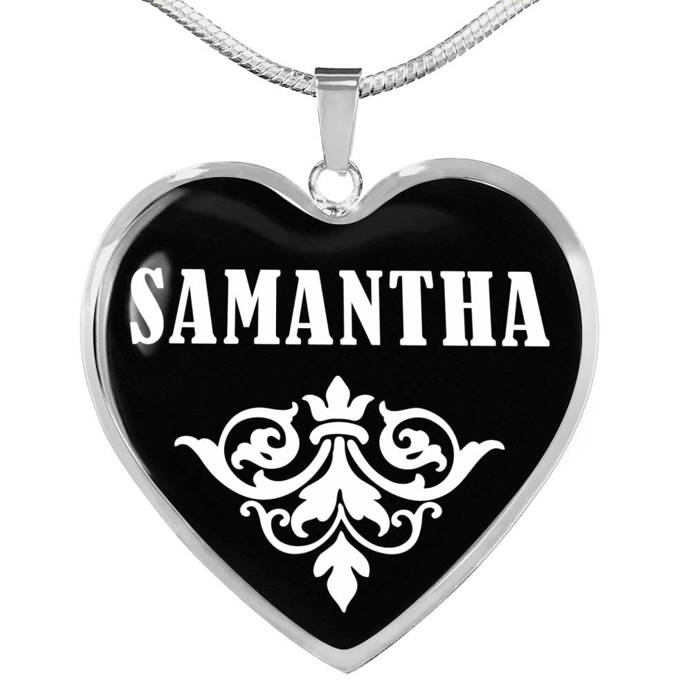 Samantha v02 - Heart Pendant Luxury Necklace