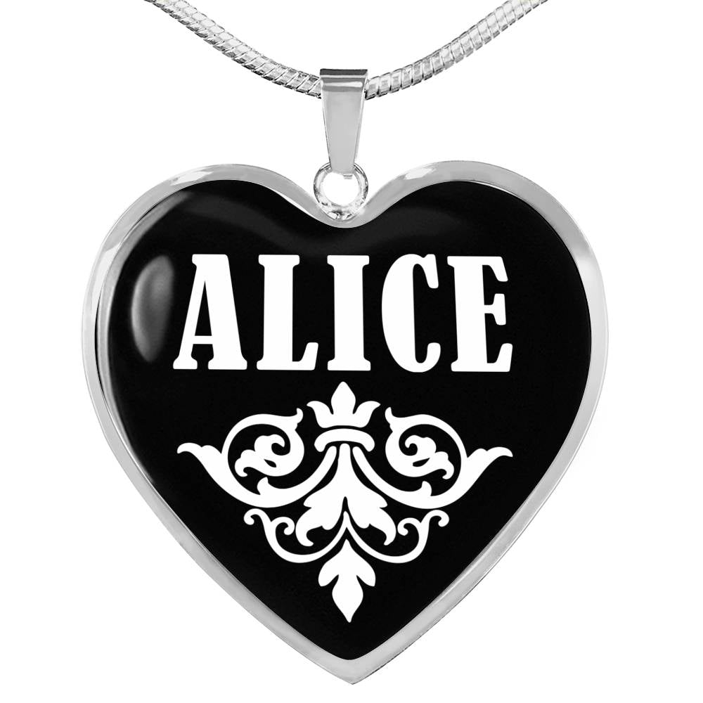 Alice v02 - Heart Pendant Luxury Necklace