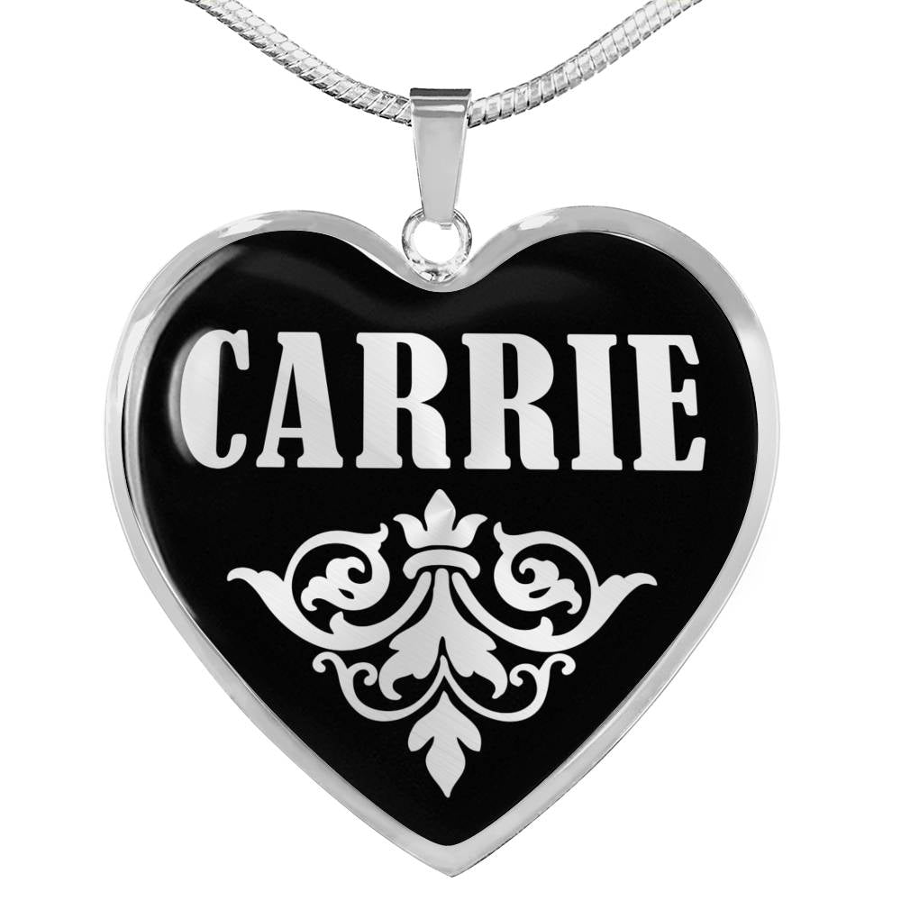 Carrie v01s - Heart Pendant Luxury Necklace