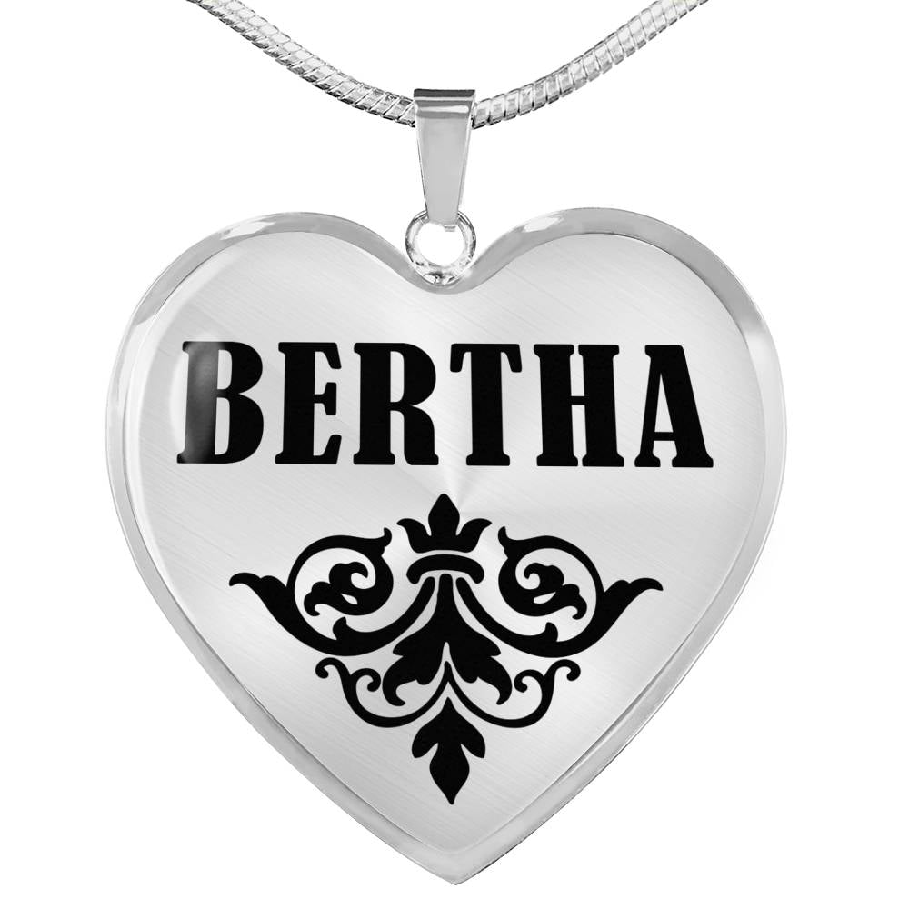 Bertha v01 - Heart Pendant Luxury Necklace