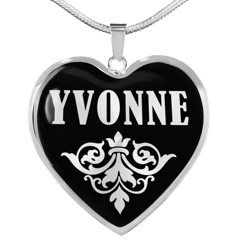 Yvonne v01s - Heart Pendant Luxury Necklace