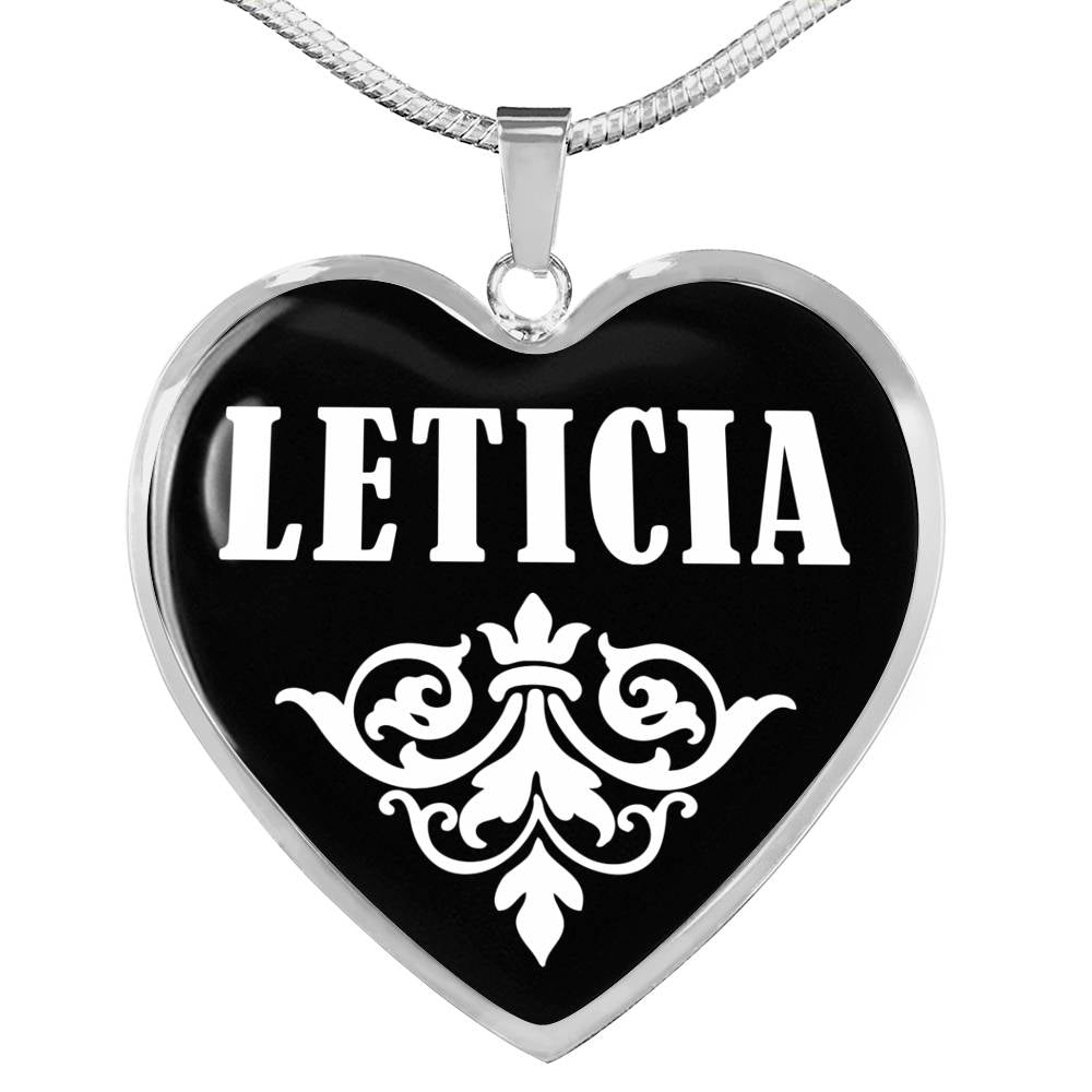 Leticia v02 - Heart Pendant Luxury Necklace