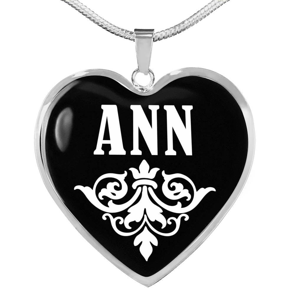 Ann v02 - Heart Pendant Luxury Necklace