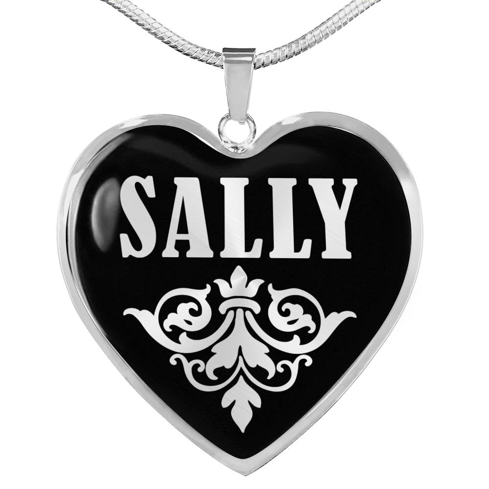 Sally v01s - Heart Pendant Luxury Necklace