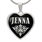 Jenna v02 - Heart Pendant Luxury Necklace