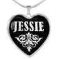 Jessie v01s - Heart Pendant Luxury Necklace
