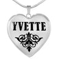 Yvette v01 - Heart Pendant Luxury Necklace