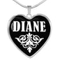 Diane v02 - Heart Pendant Luxury Necklace