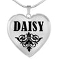 Daisy v01 - Heart Pendant Luxury Necklace