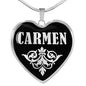 Carmen v01s - Heart Pendant Luxury Necklace