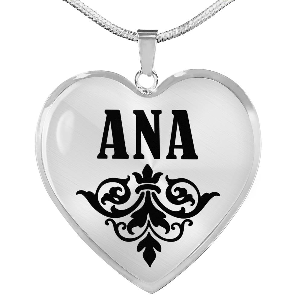 Ana v01 - Heart Pendant Luxury Necklace