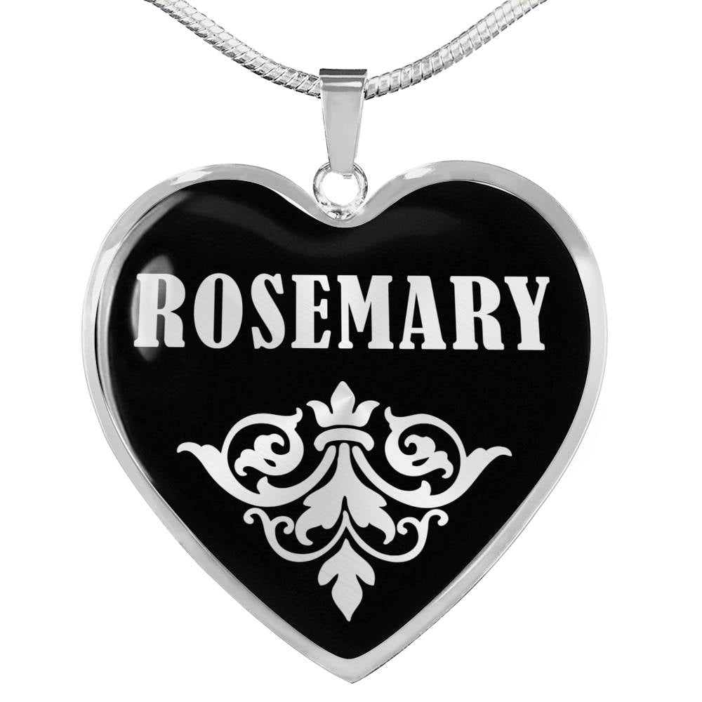 Rosemary v01s - Heart Pendant Luxury Necklace