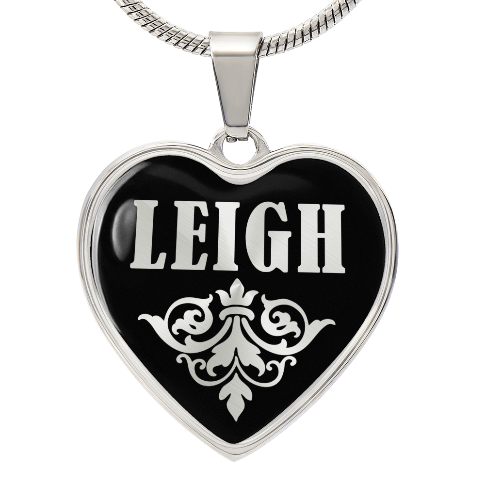 Leigh v02 - Heart Pendant Luxury Necklace