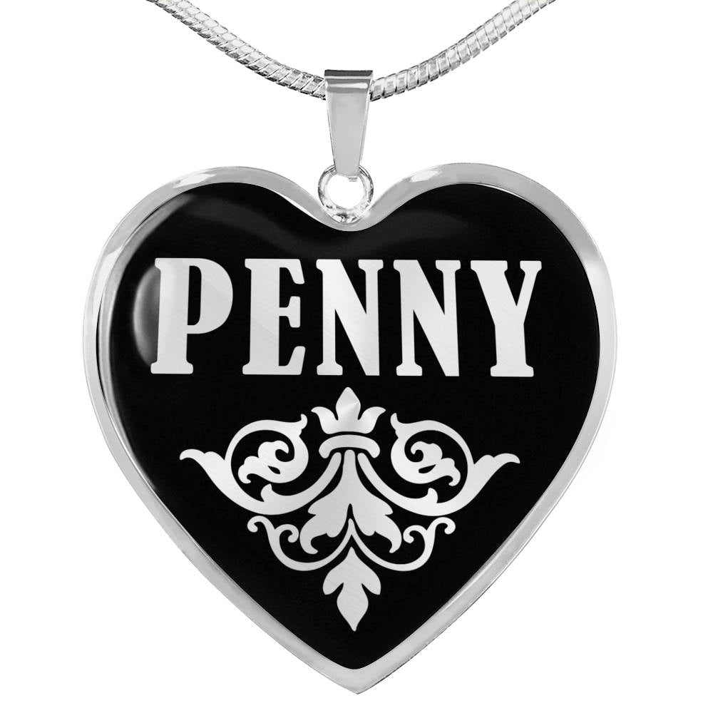 Penny v01s - Heart Pendant Luxury Necklace