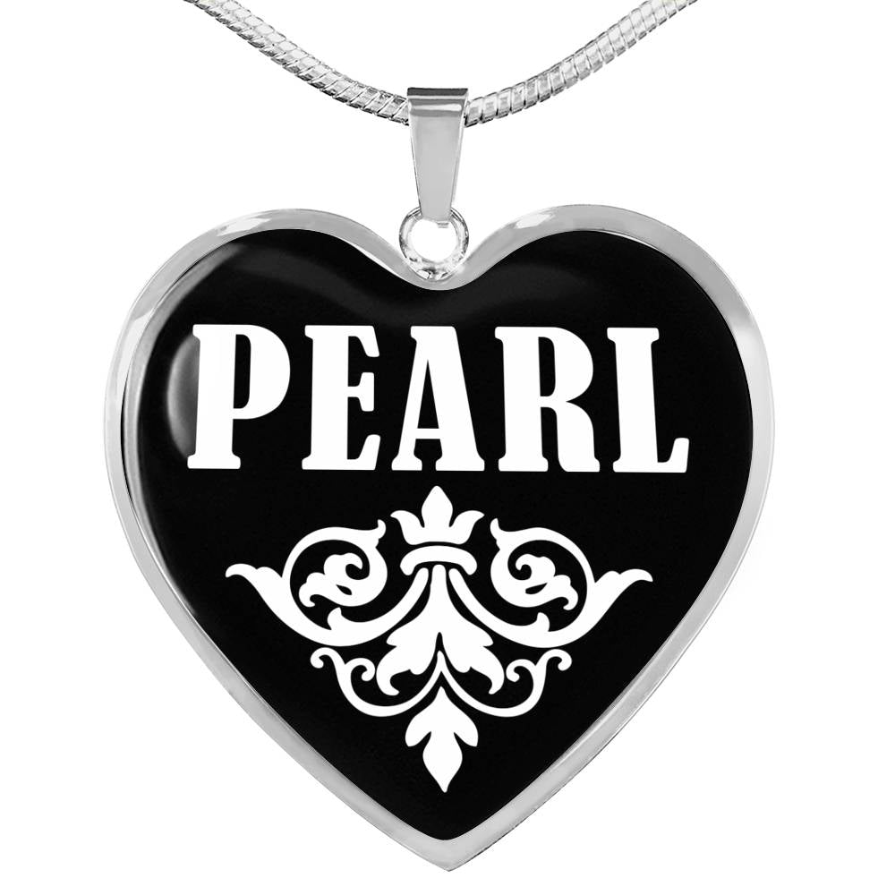 Pearl v02 - Heart Pendant Luxury Necklace