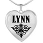 Lynn v01 - Heart Pendant Luxury Necklace
