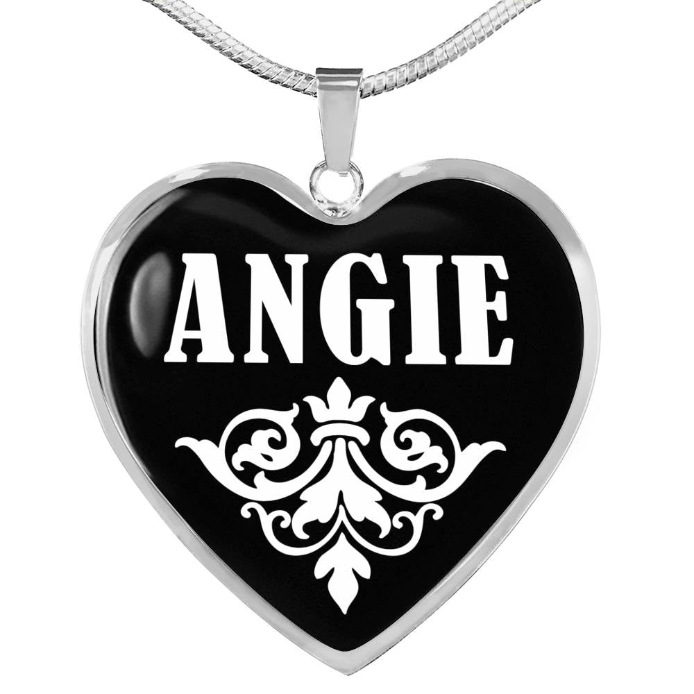 Angie v02 - Heart Pendant Luxury Necklace