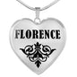 Florence v01 - Heart Pendant Luxury Necklace