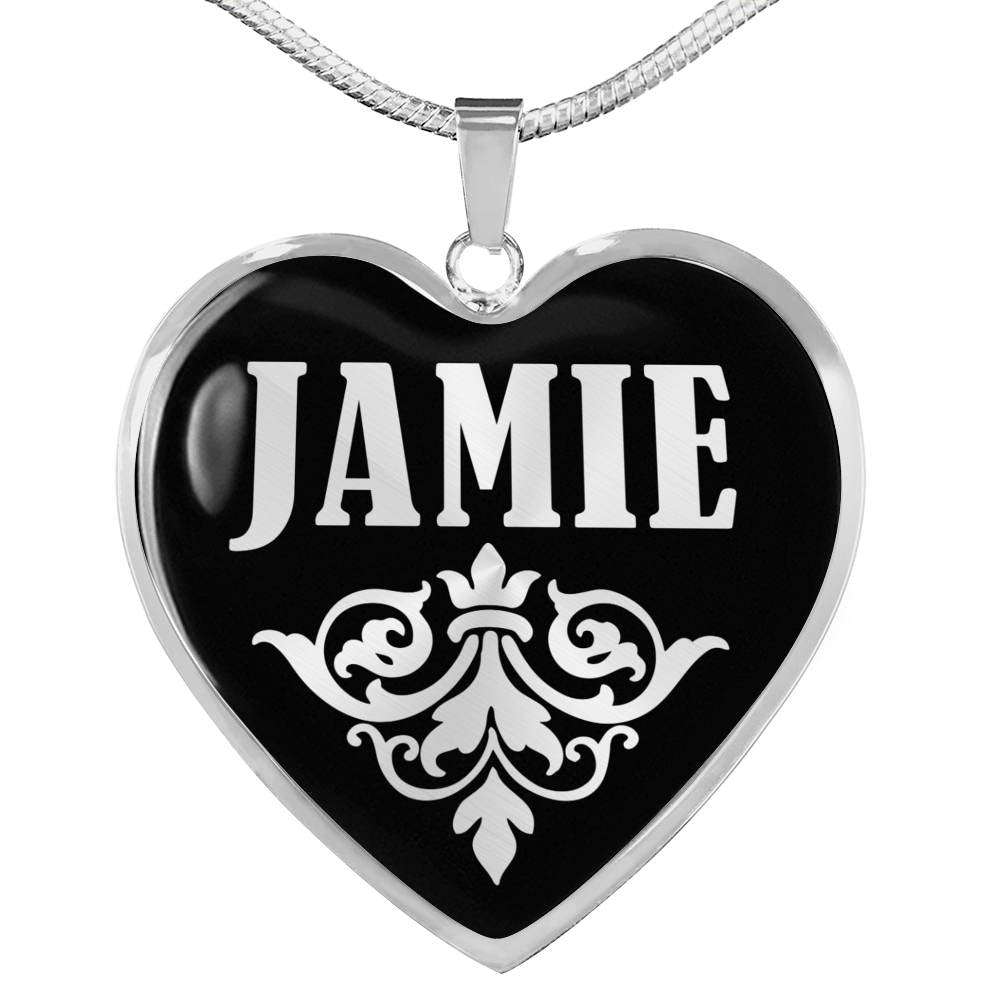 Jamie v01s - Heart Pendant Luxury Necklace