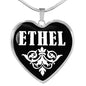 Ethel v02 - Heart Pendant Luxury Necklace