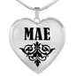 Mae v01 - Heart Pendant Luxury Necklace