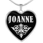 Joanne v01s - Heart Pendant Luxury Necklace