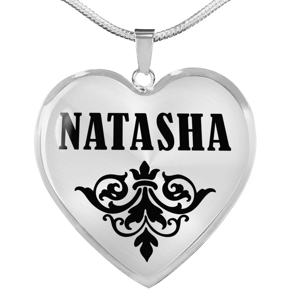 Natasha v01 - Heart Pendant Luxury Necklace