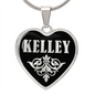 Kelley v02 - Heart Pendant Luxury Necklace