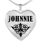 Johnnie v01 - Heart Pendant Luxury Necklace