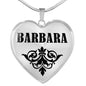 Barbara v01 - Heart Pendant Luxury Necklace