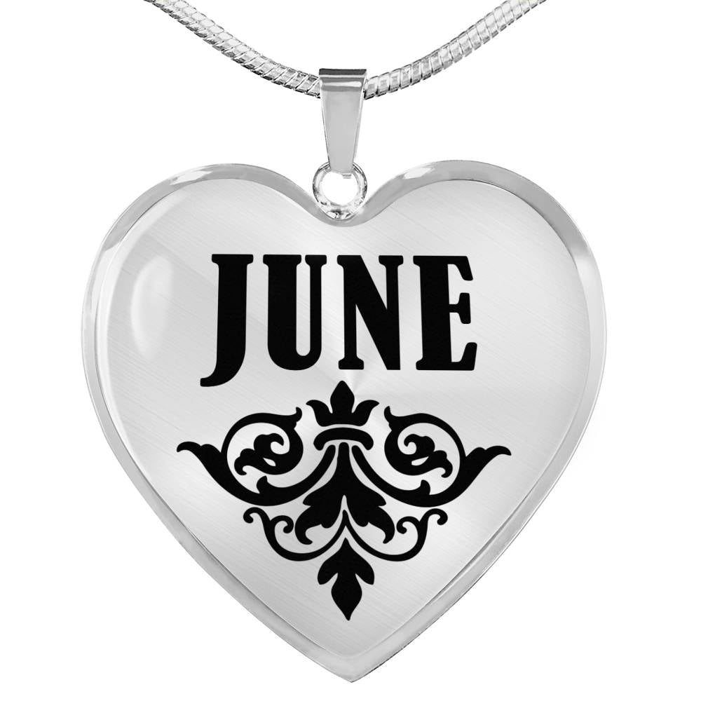June v01 - Heart Pendant Luxury Necklace