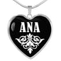 Ana v02 - Heart Pendant Luxury Necklace