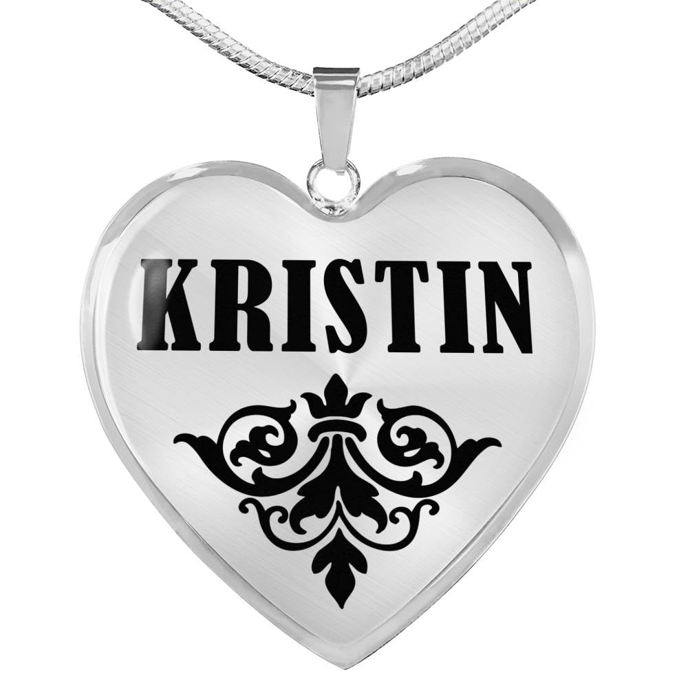 Kristin v01 - Heart Pendant Luxury Necklace