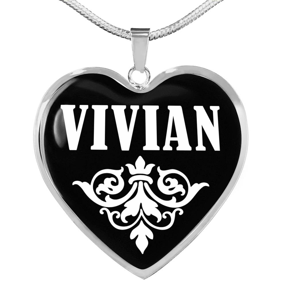 Vivian v02 - Heart Pendant Luxury Necklace
